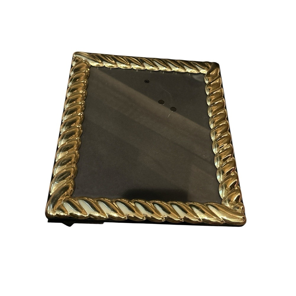 Vintage Brass Gold‎ Toned Swirled "Rope" Frame for 8"x10" Photo